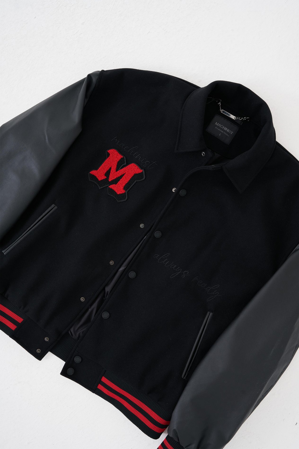 Erkek No Need To Fear Oversize Bomber Ceket BLACK