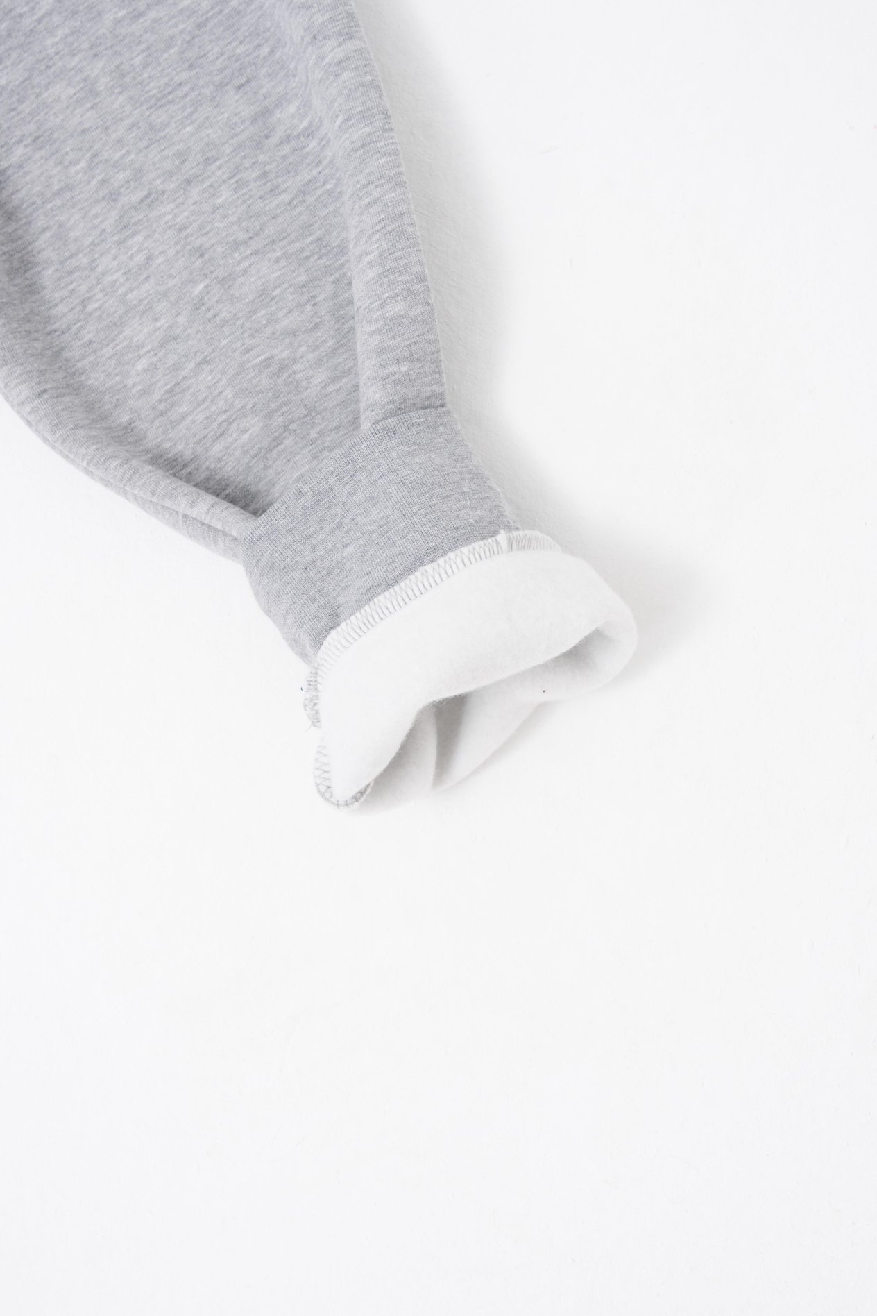 Erkek Oversize Basic Sweatshirt GREY MELANGE