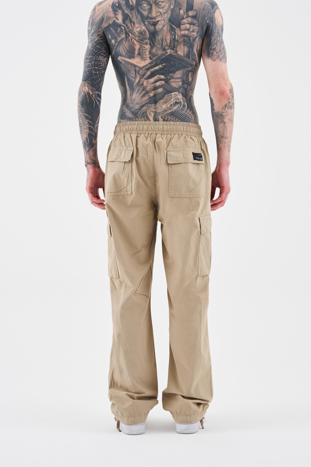 Erkek Paraşüt Kargo Pantolon BEIGE