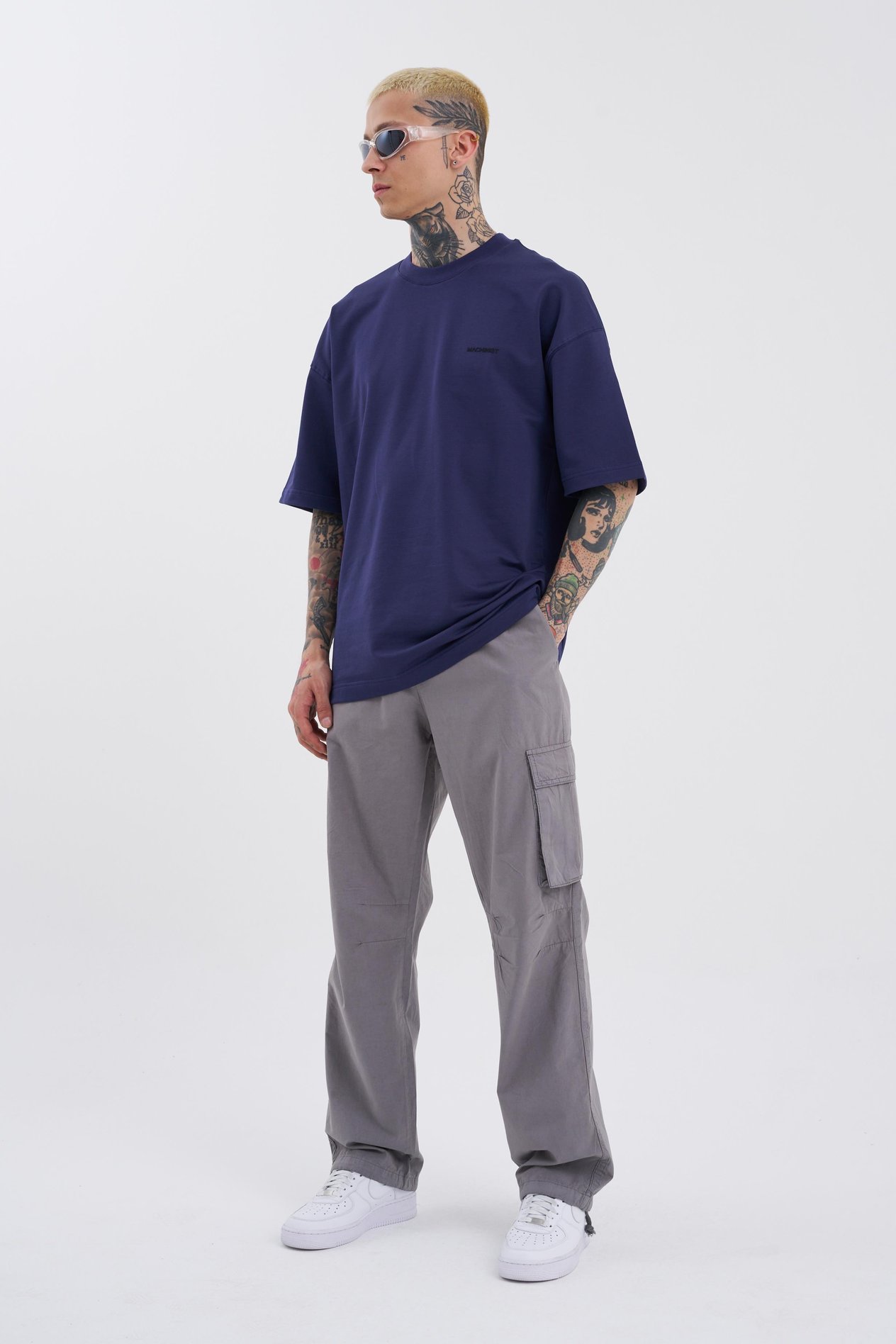 Erkek Paraşüt Kargo Pantolon LIGHT GRAY