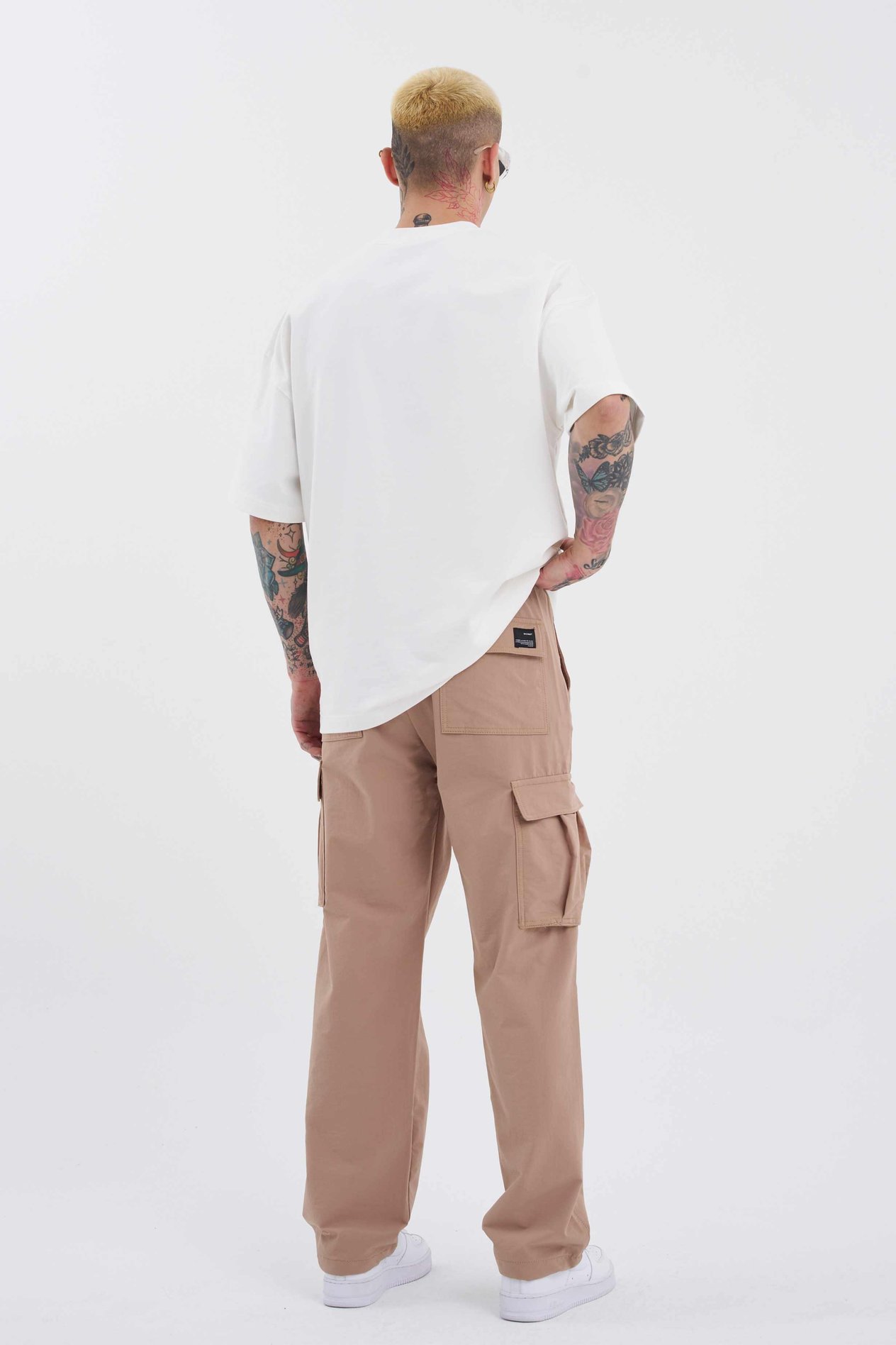 Erkek Paraşüt Pantolon BEIGE