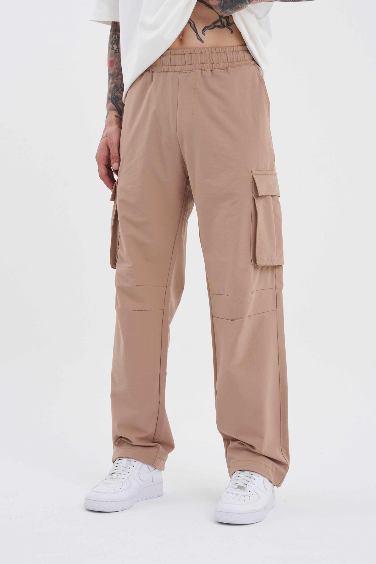 Erkek Paraşüt Pantolon BEIGE