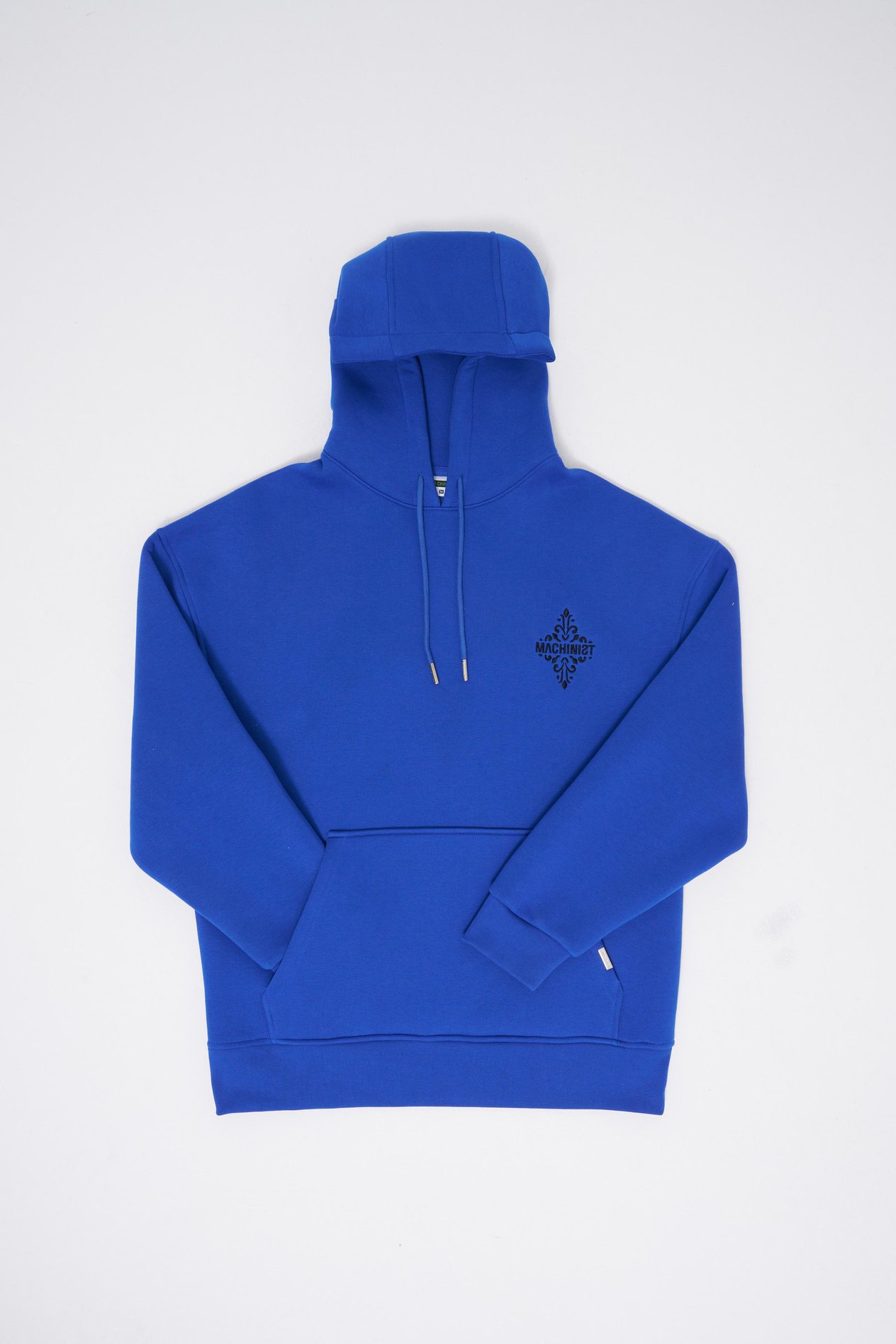 Erkek Patcwork Embroidered Açık Mavi Hoodie