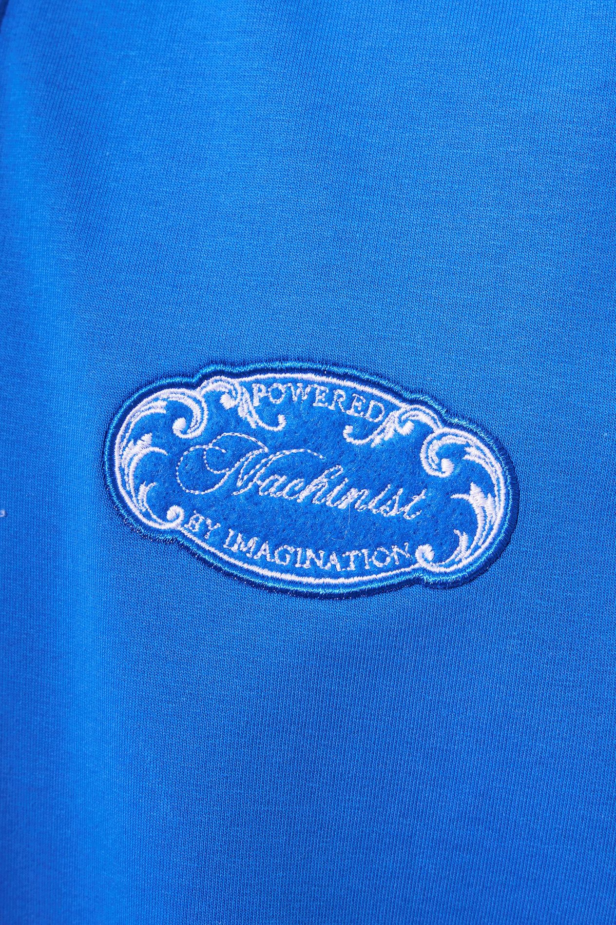 Erkek Reglan Contrast Oversize Açık Mavi Polo Yaka Tişört