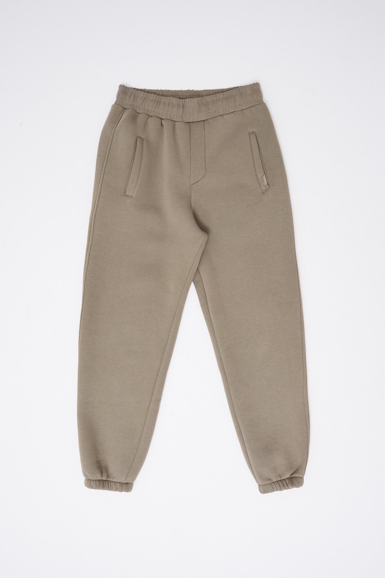 Erkek Relaxed Jogger Basic Eşofman Altı KHAKI