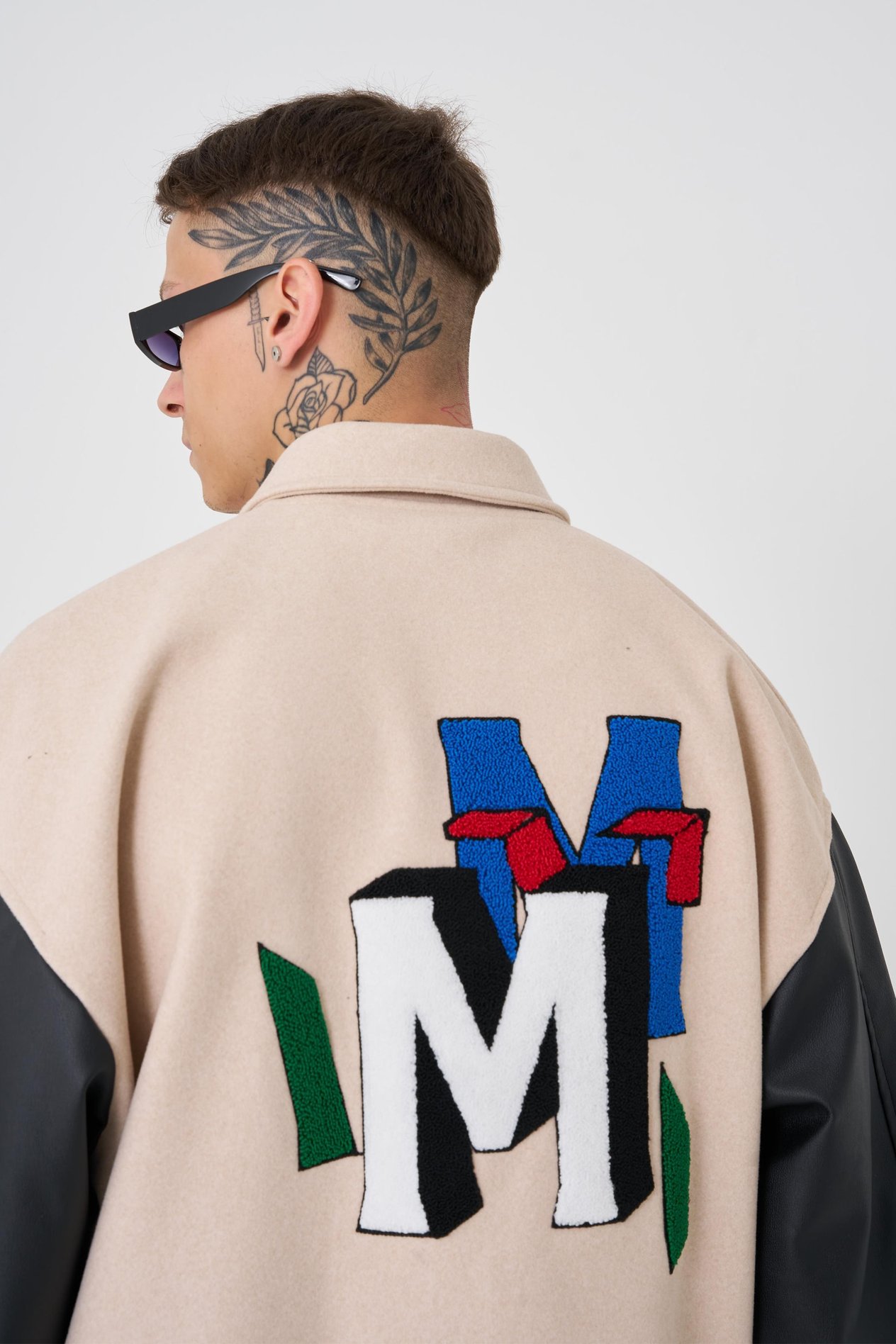 Erkek MT Oversize Bej Bomber Ceket