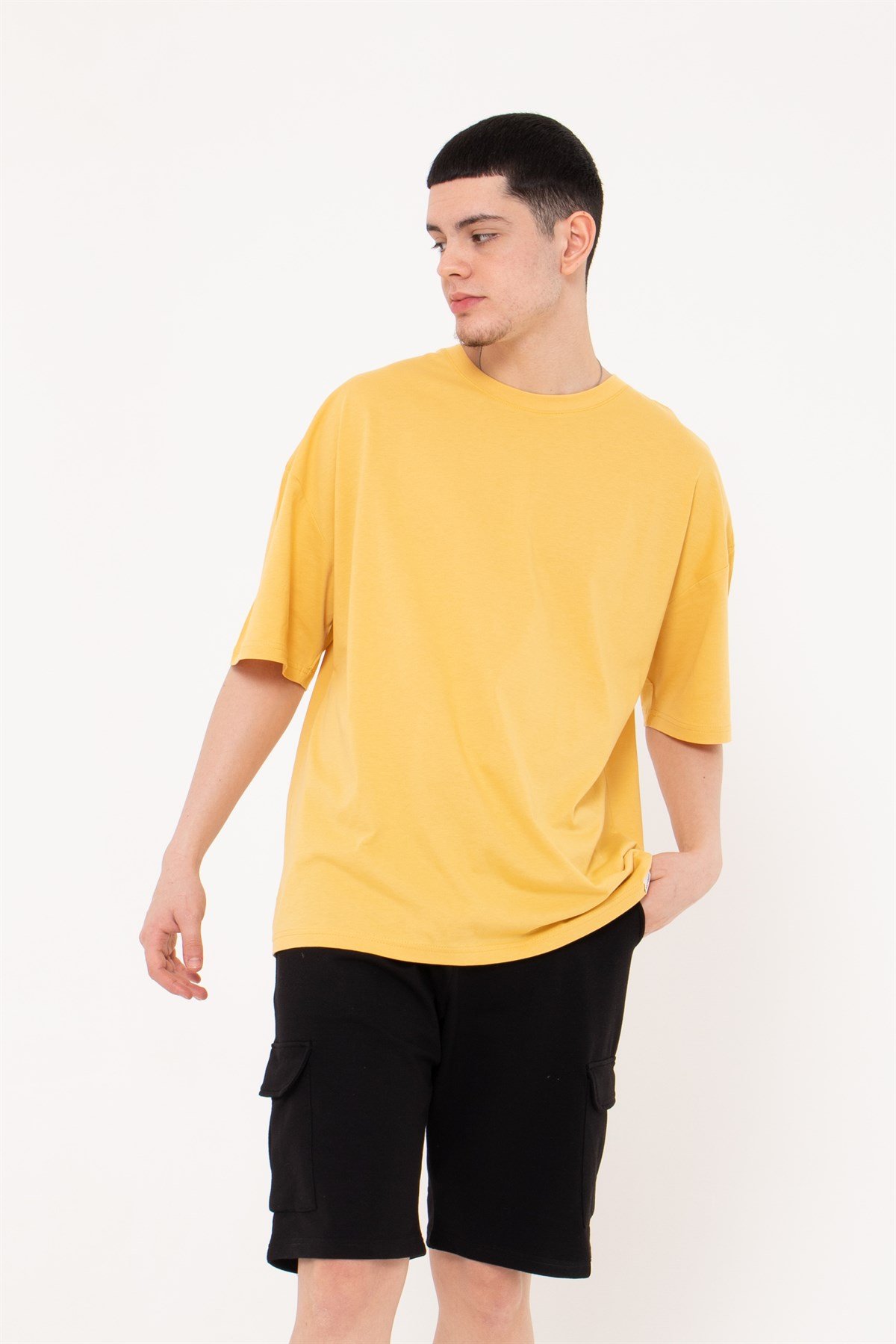 Oversize Old Scholl Basic Hardal T-Shirt