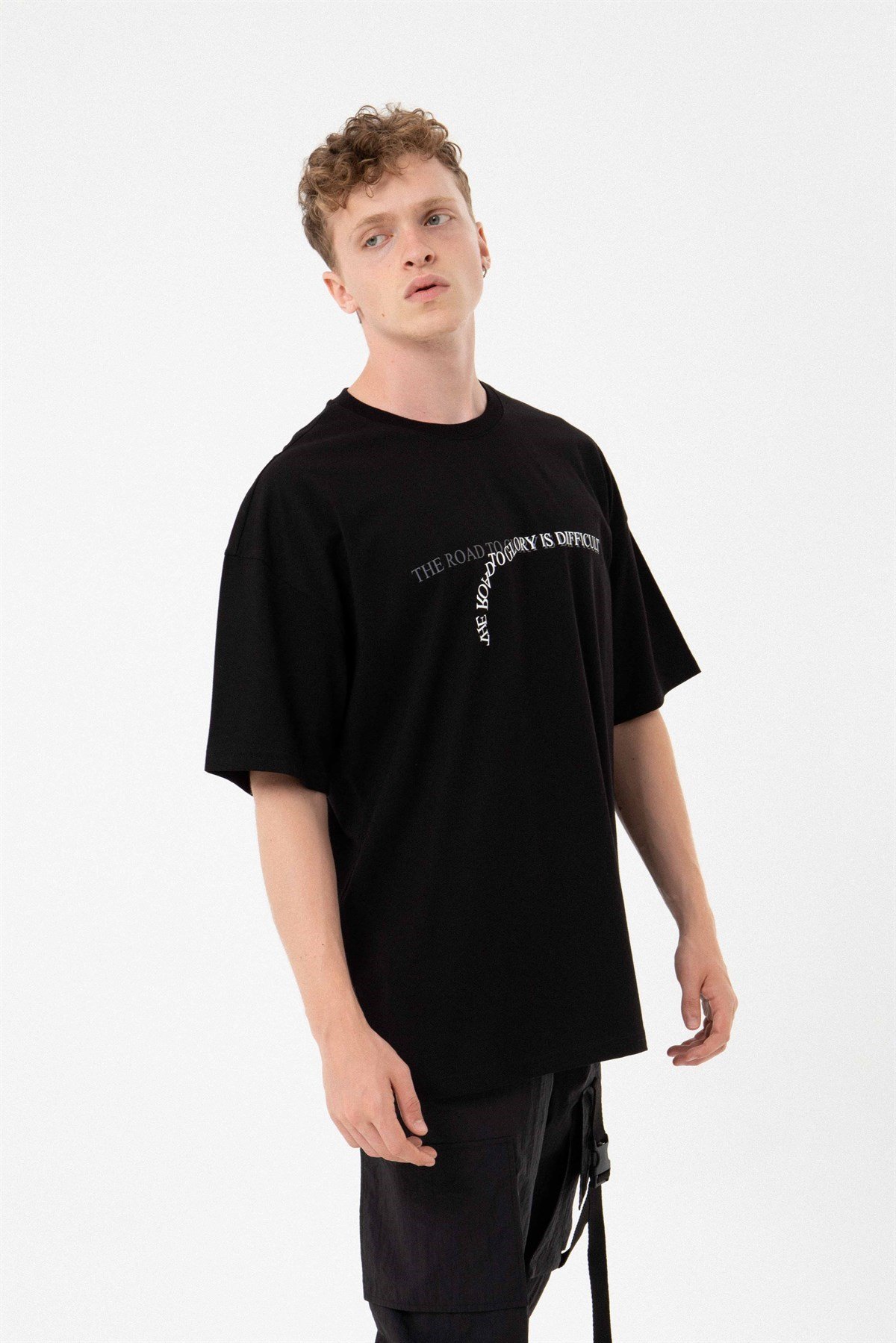 Glory Oversize T-Shirt-SİYAH