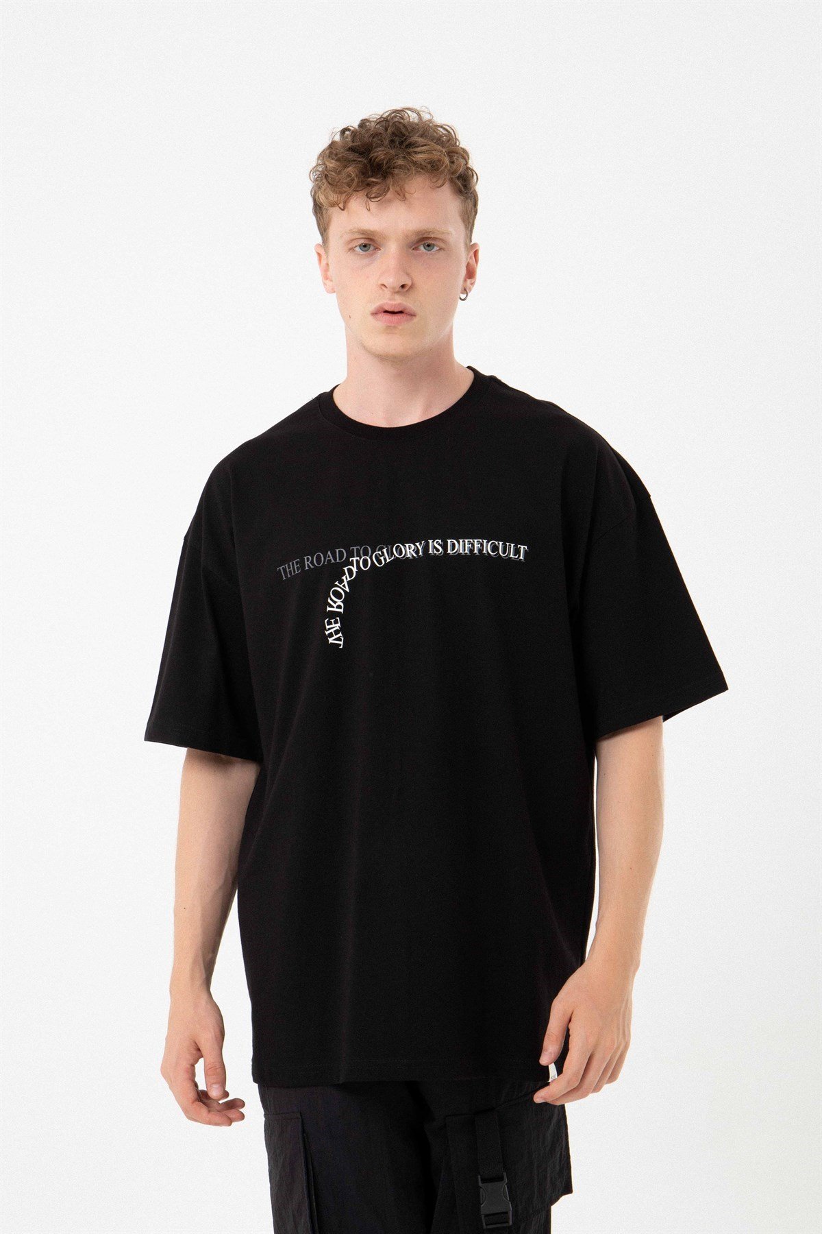 Glory Oversize T-Shirt-SİYAH