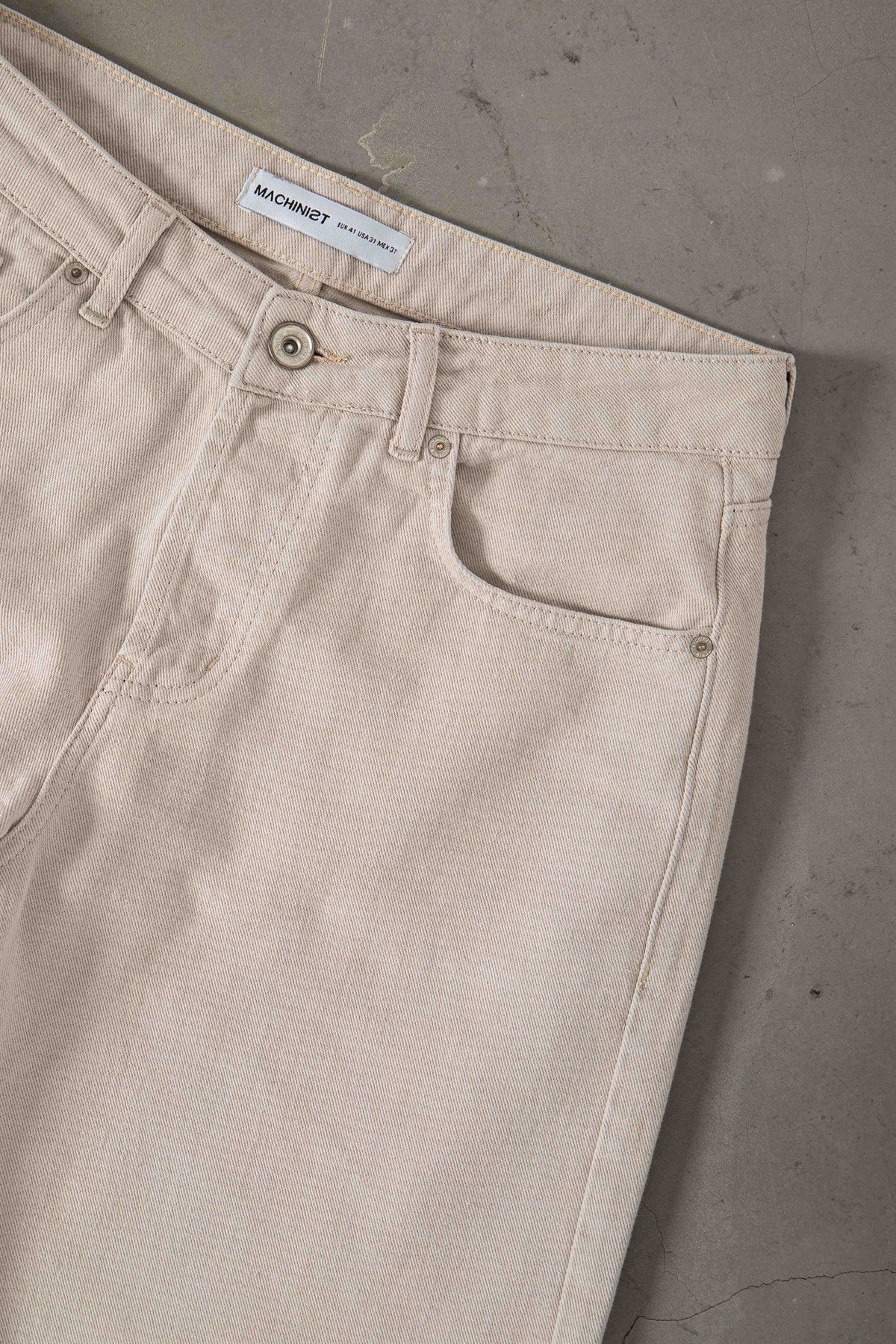 Baggy Gabardin Kumaş Pantolon DUMAN