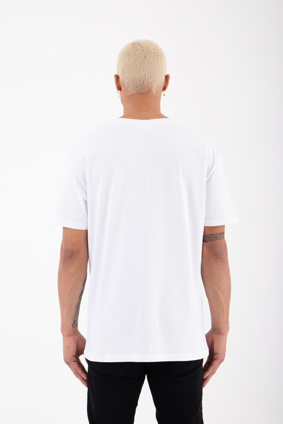 Regular Share Your Vision Baskılı Pamuklu T-Shirt BEYAZ
