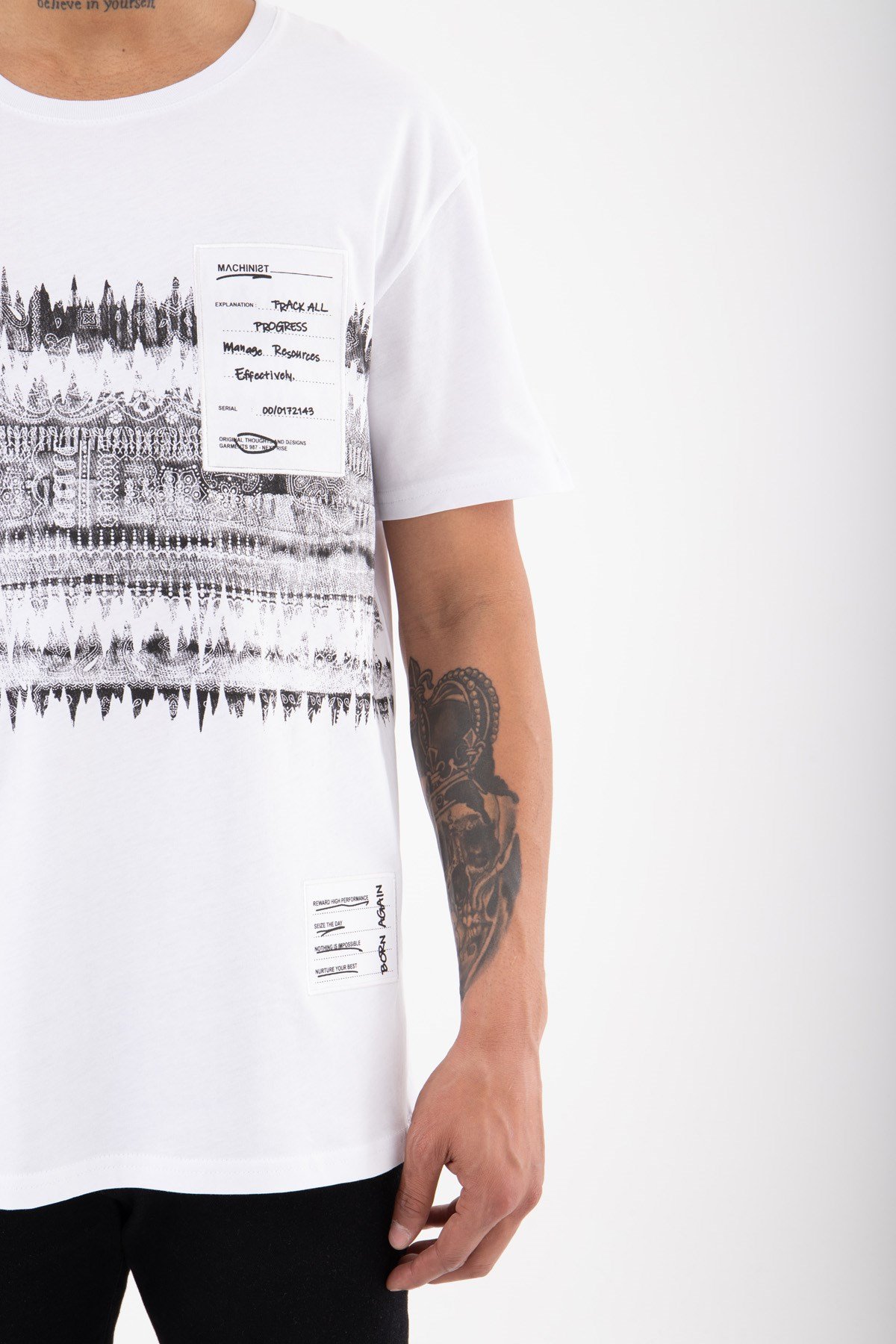 Regular Share Your Vision Baskılı Pamuklu T-Shirt BEYAZ