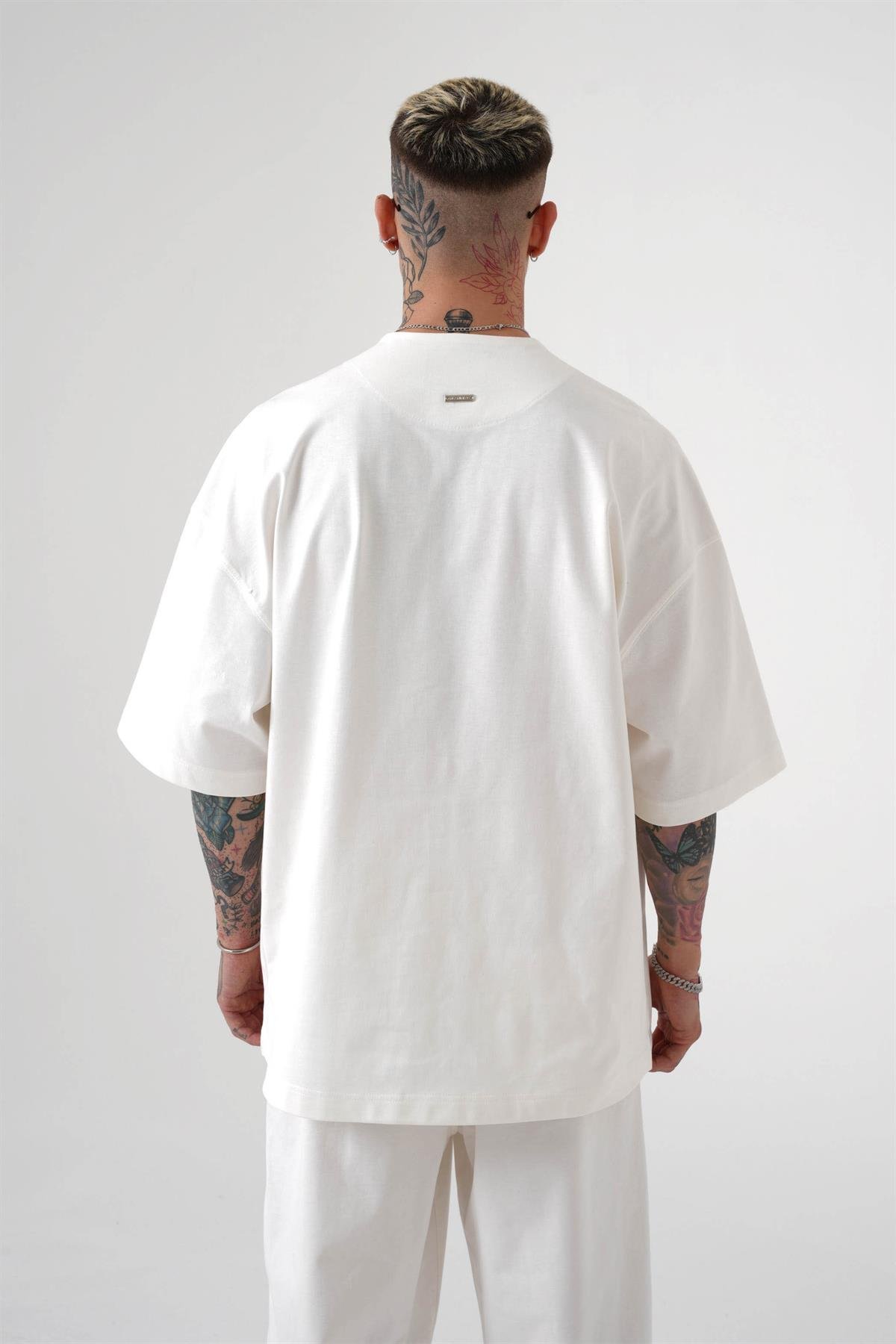 PREMIUM OVERSIZE SÜPREM BASIC T-SHIRT WHITE