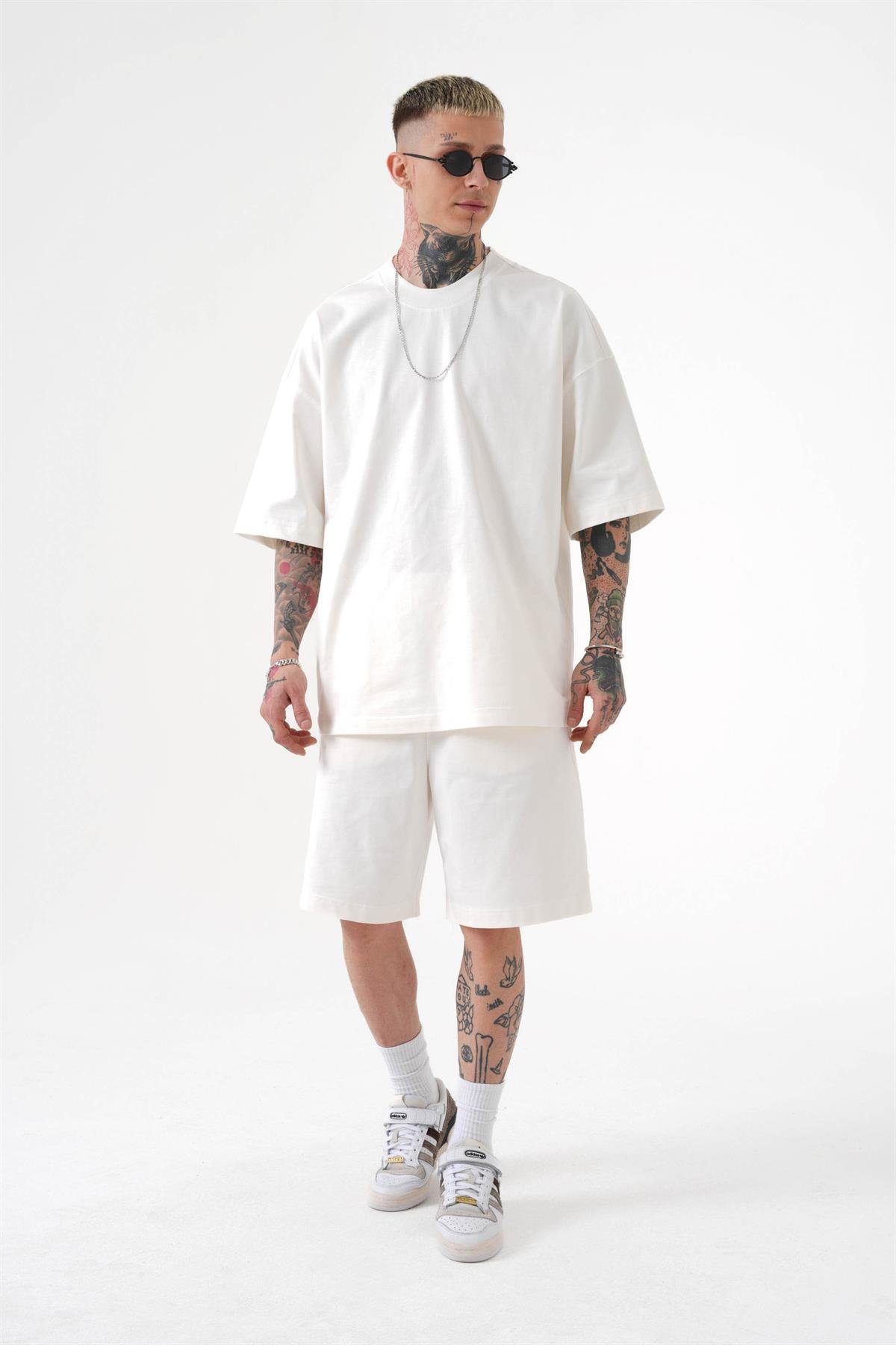 PREMIUM OVERSIZE SÜPREM BASIC T-SHIRT WHITE