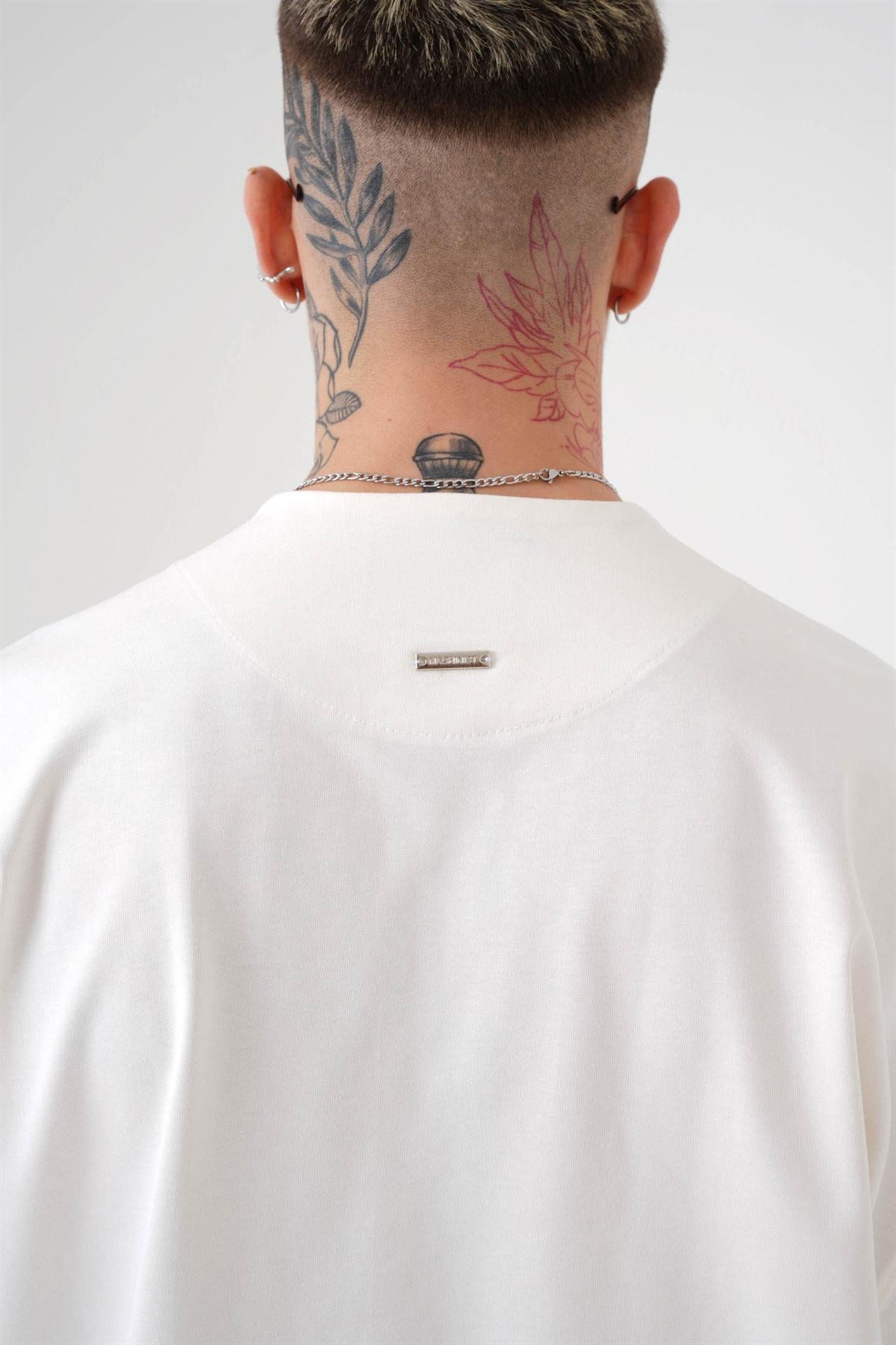 PREMIUM OVERSIZE SÜPREM BASIC T-SHIRT WHITE