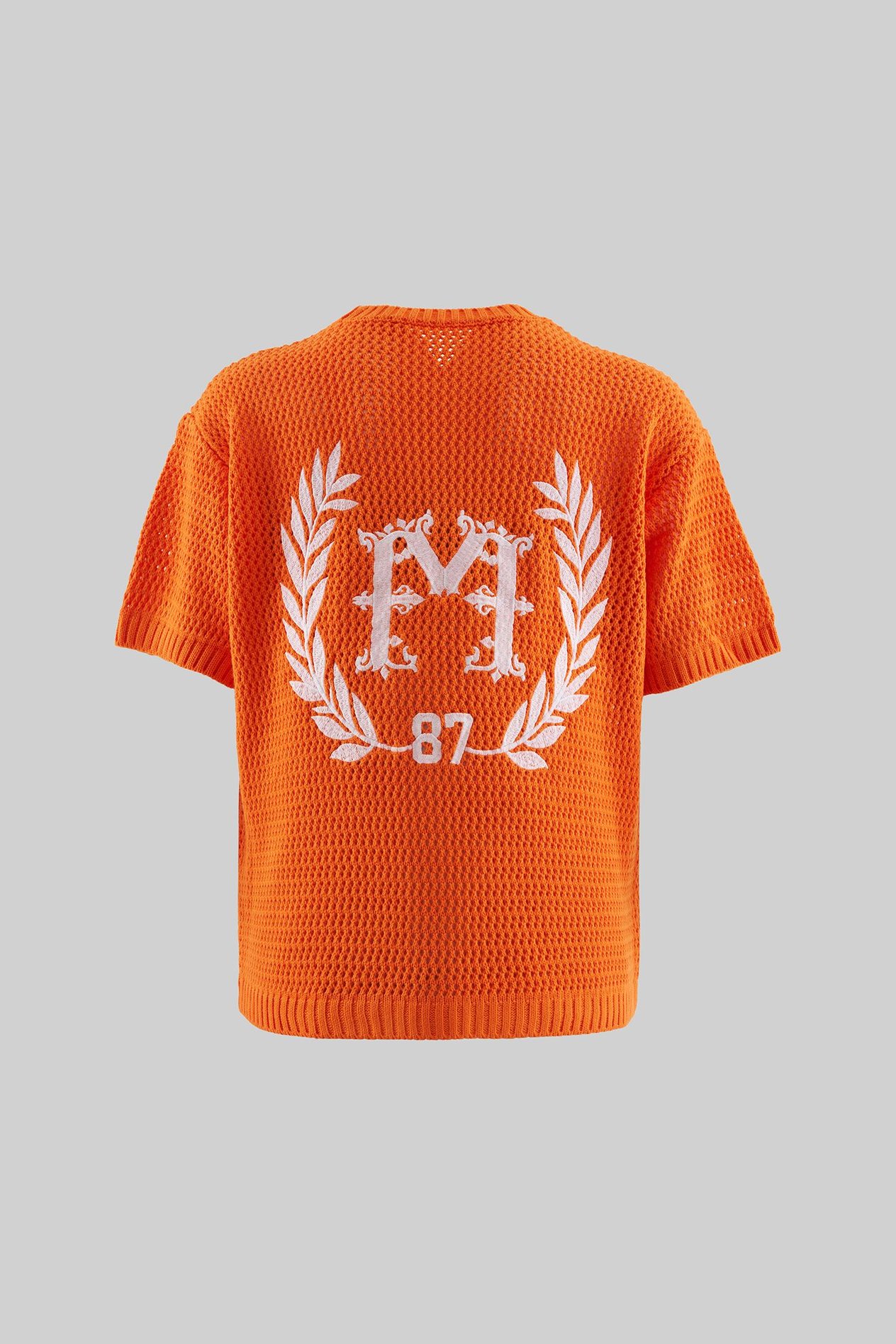 Mchnst Knıt College Style Tee Orange