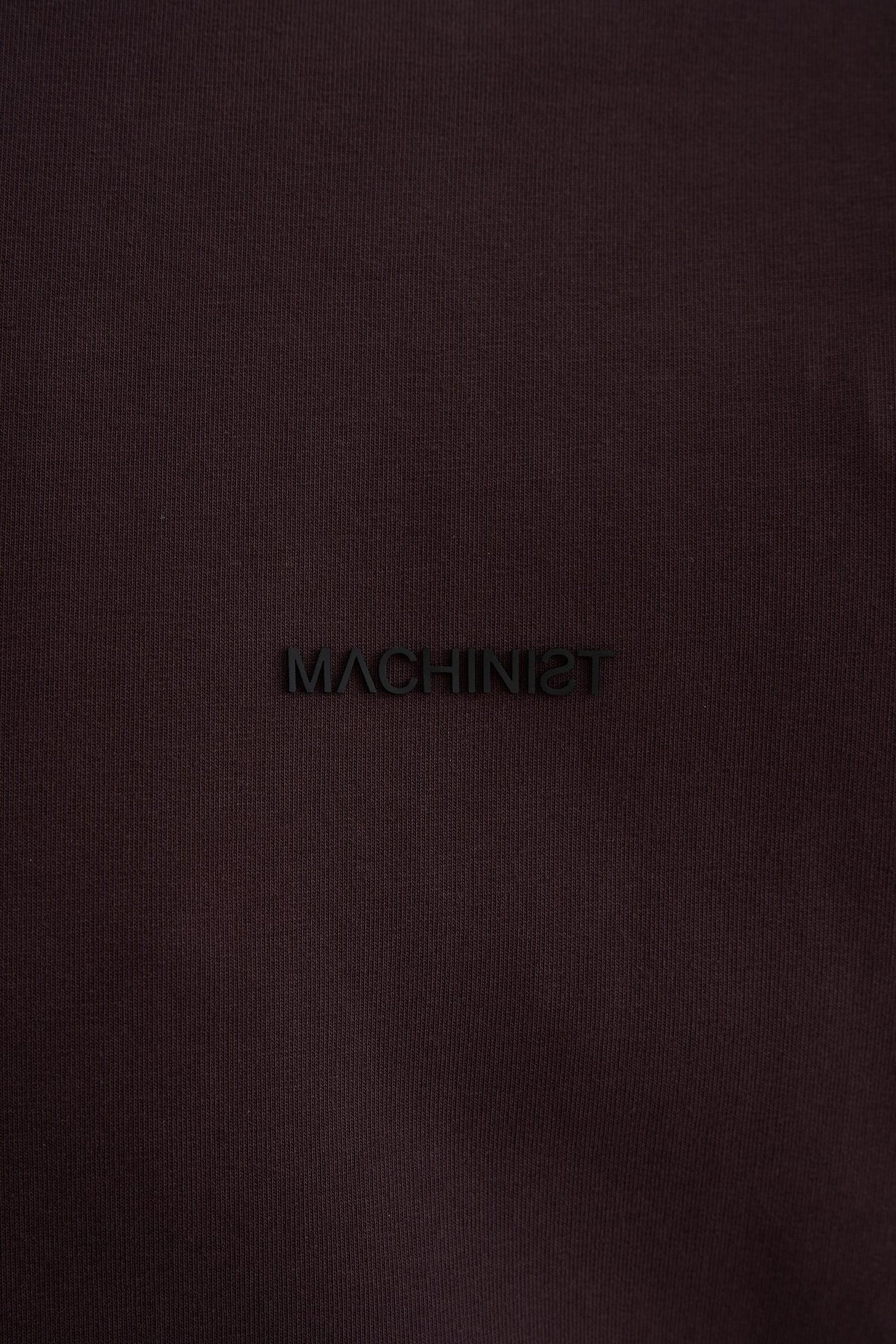 Oversize Basic Pamuklu T-Shirt Koyu Kahve