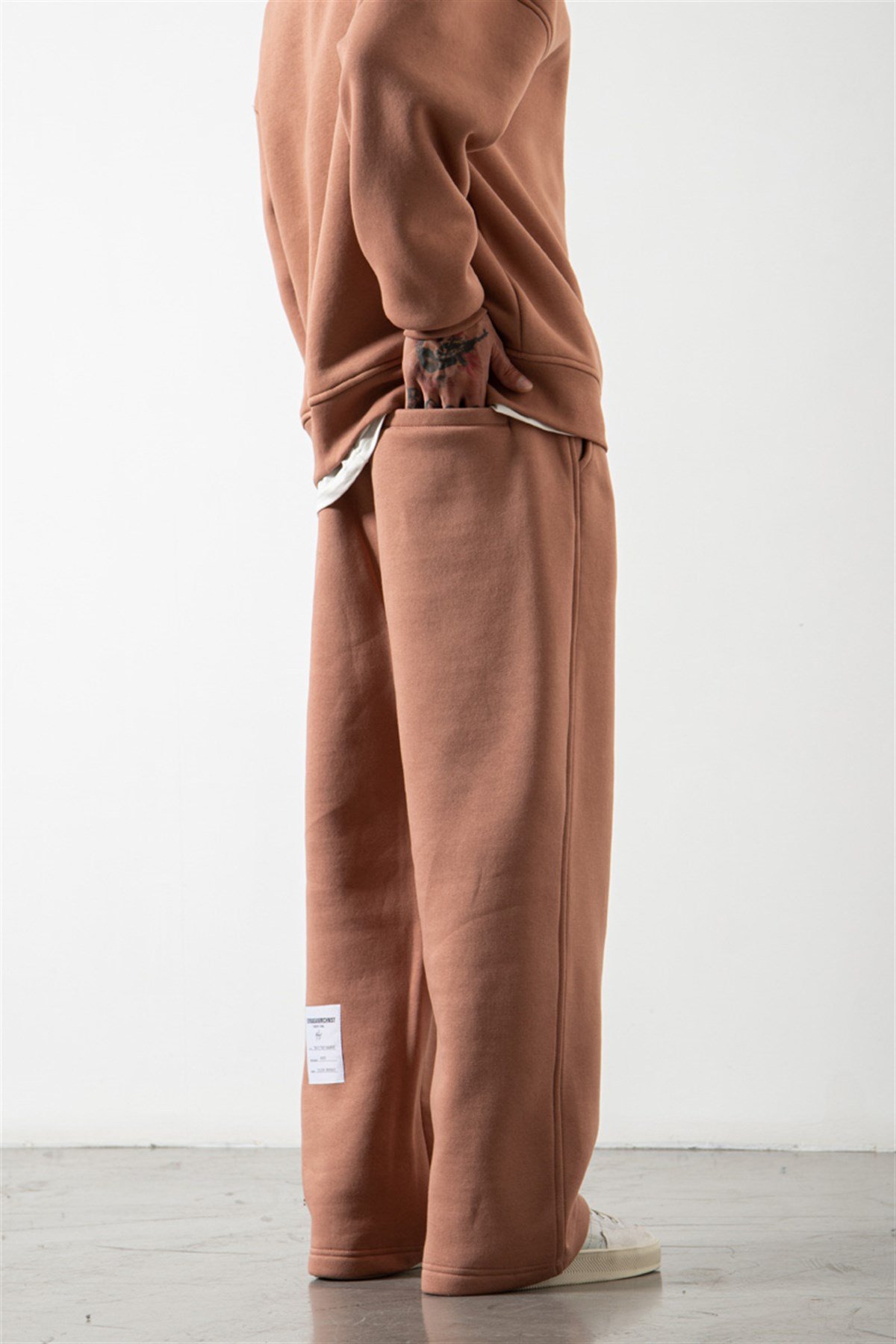Oversize Beli Lastikli Baggy Eşofman COPPER