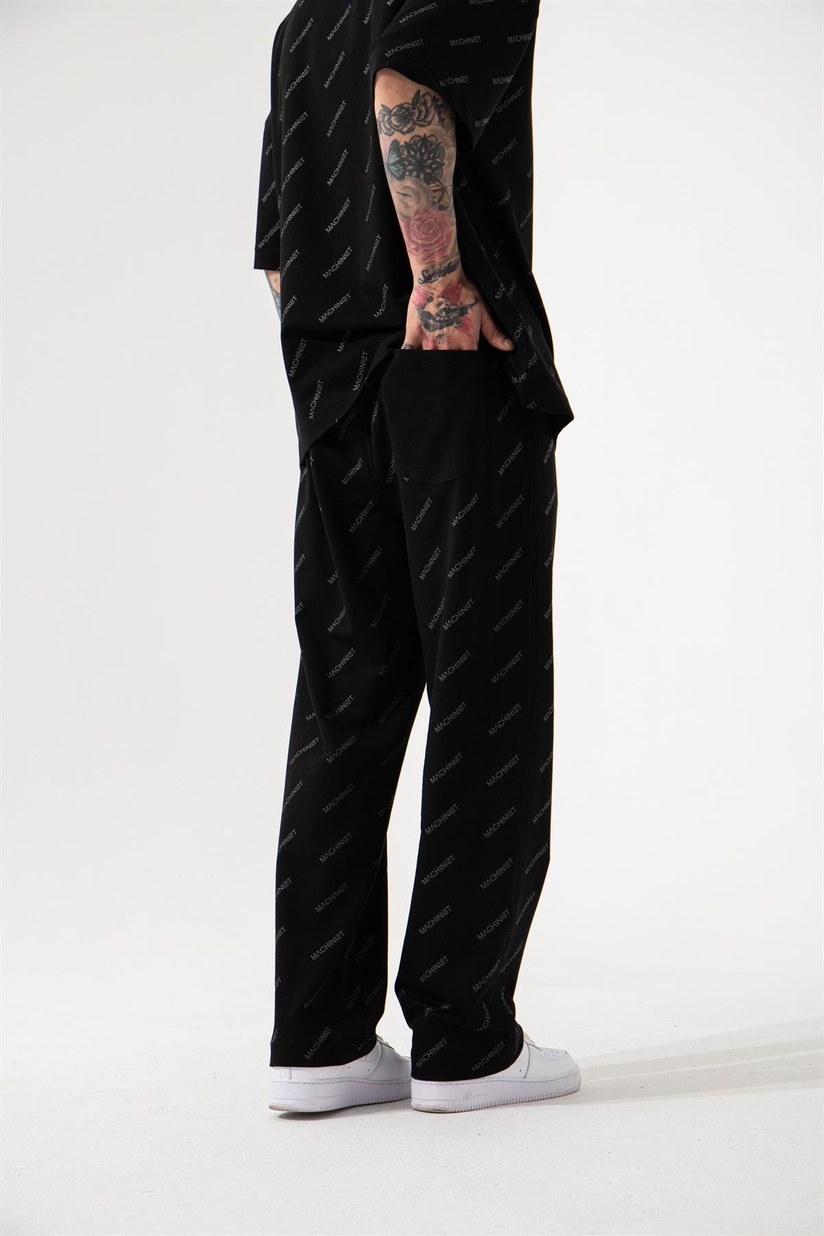 BAGGY RELAXED MACHINIST EŞOFMAN ALTI SİYAH