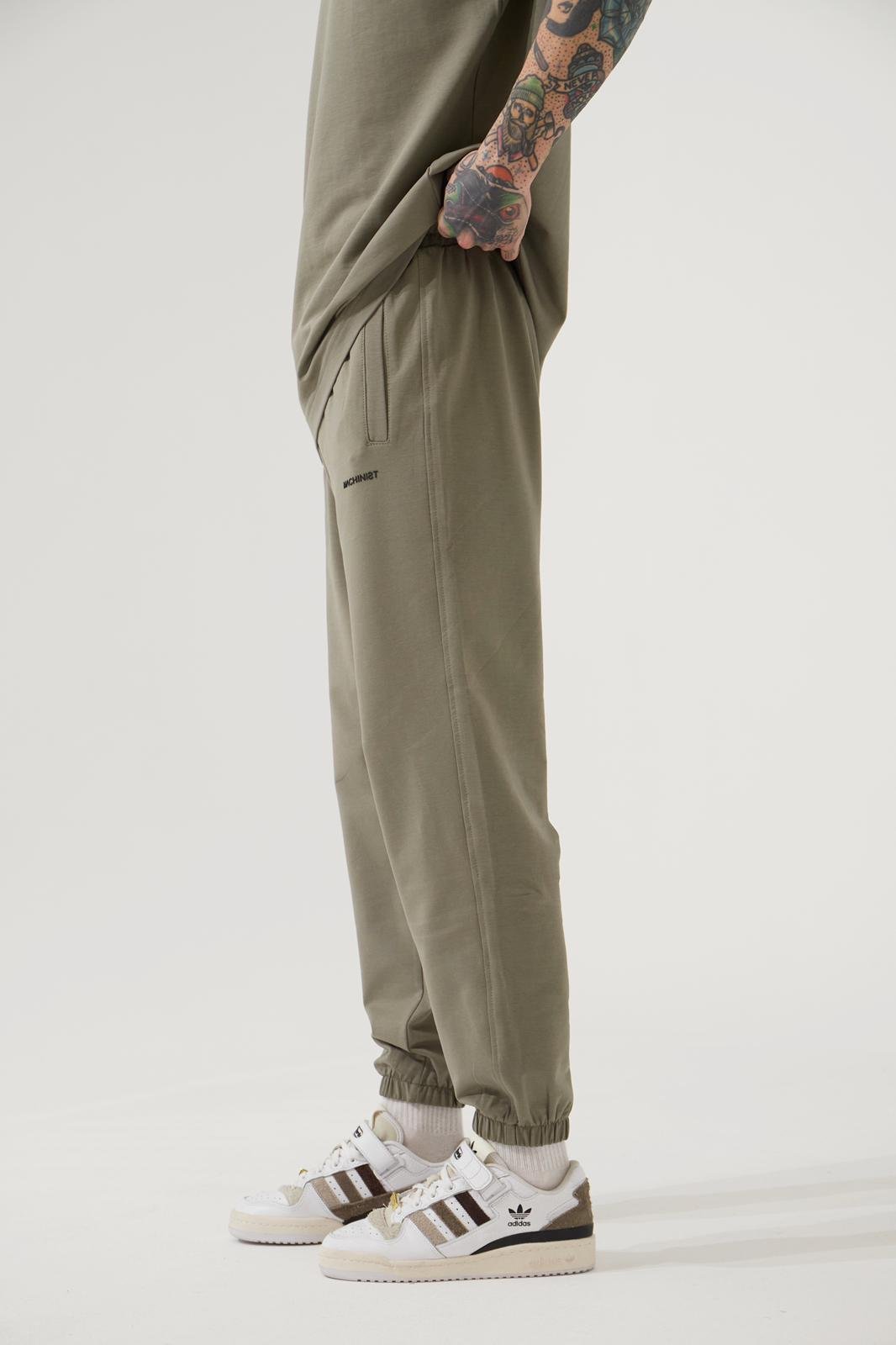 RELAXED BASIC PAÇA LASTİKLİ JOGGER EŞOFMAN HAKİ