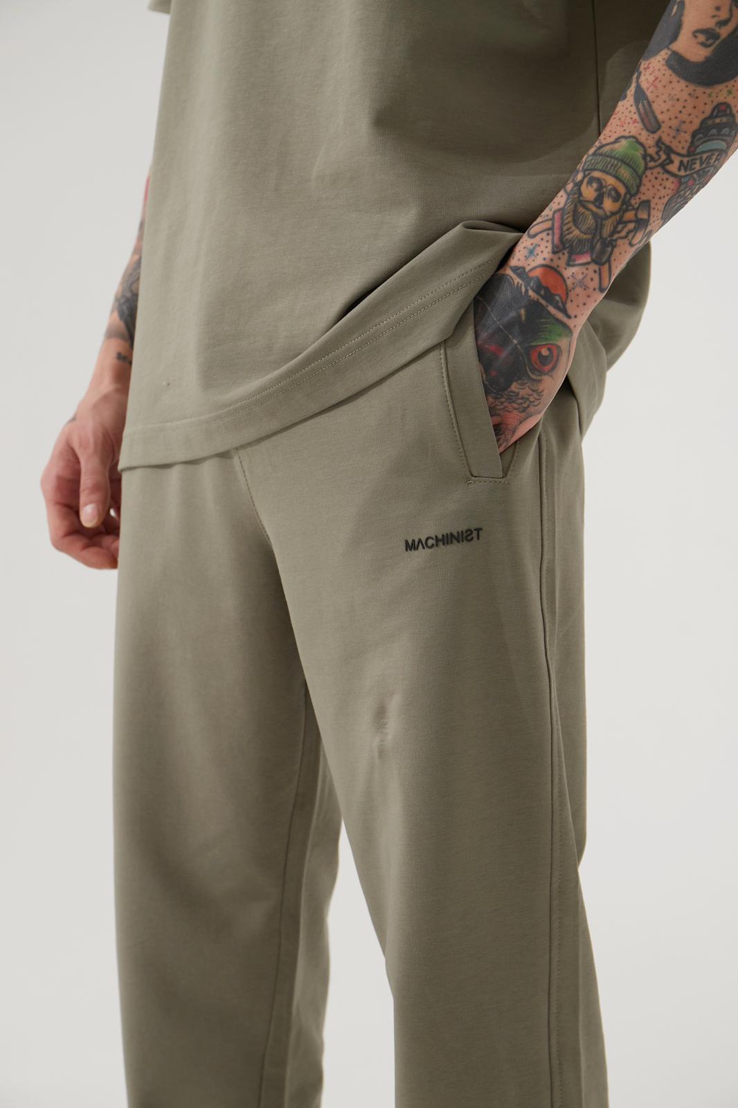 RELAXED BASIC PAÇA LASTİKLİ JOGGER EŞOFMAN HAKİ