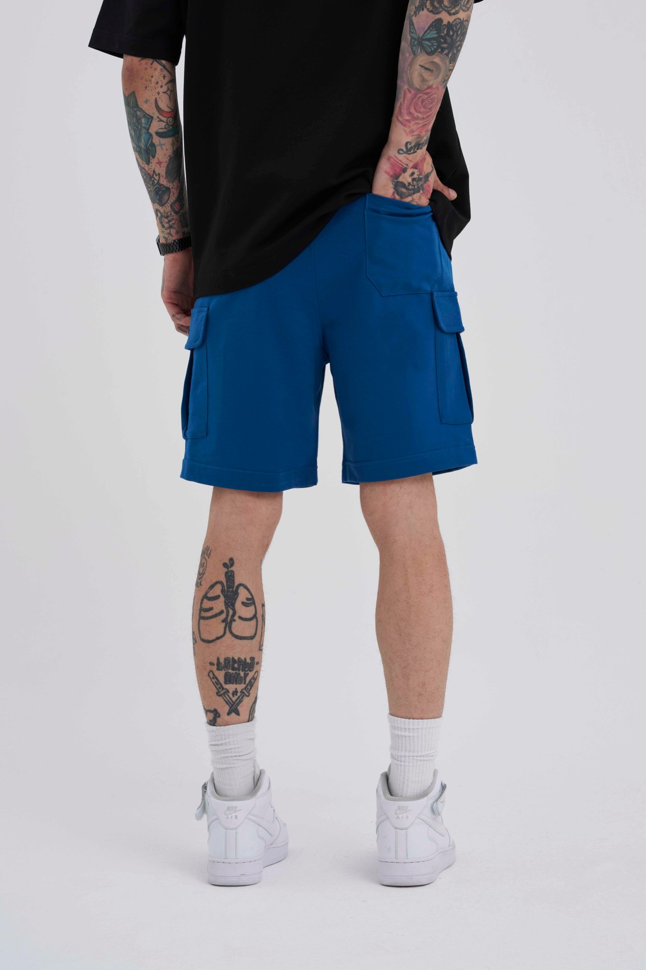 RELAXED KARGO CEPLİ BASIC ŞORT NEW INDIGO
