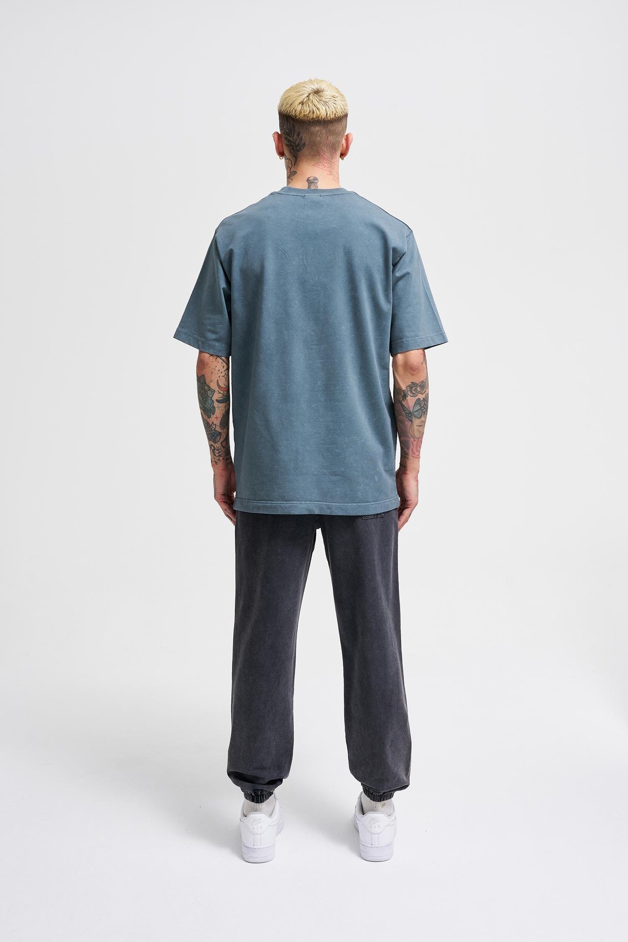 UNISEX RELAXED YIKAMALI BASIC T-SHIRT GHOST SPOTTED