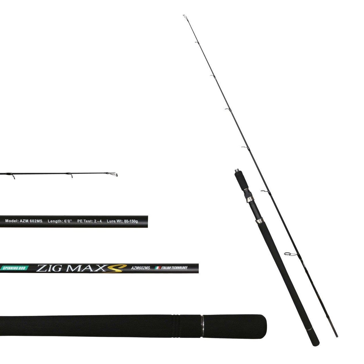 Ajiking Zigmax S Azm-602MS 1.80mt 80-150gr (S2P) Jigging Kamış