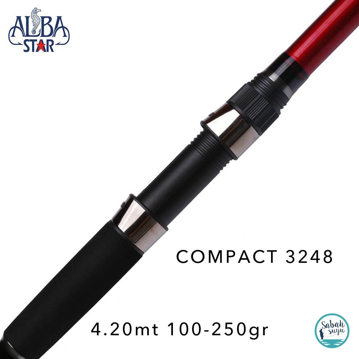 Albastar 3248 Compact 4.20mt 100-250gr Teleskopik Surf Kamış