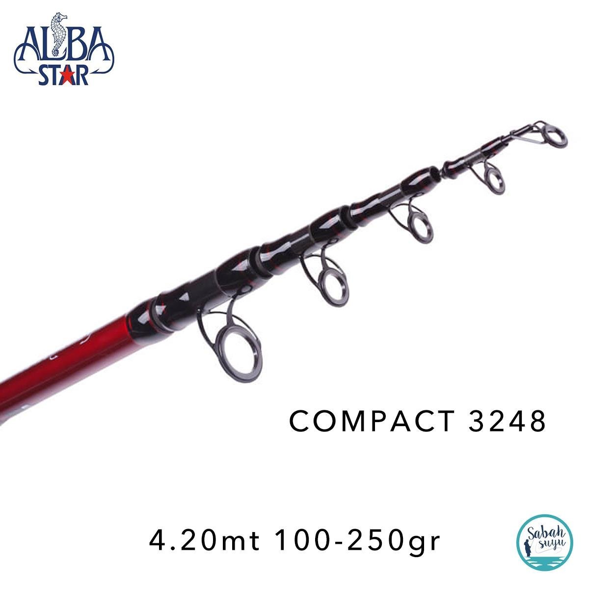 Albastar 3248 Compact 4.20mt 100-250gr Teleskopik Surf Kamış
