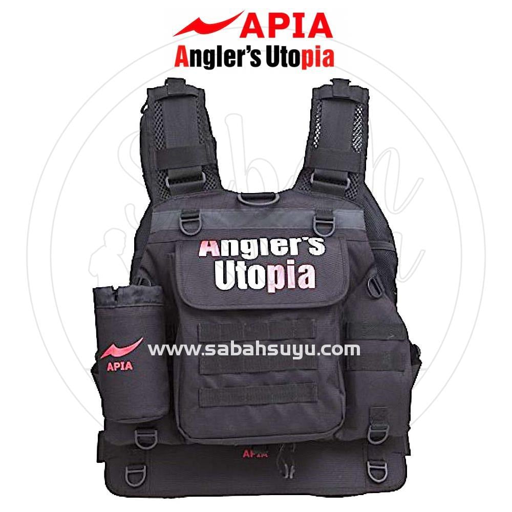 Apia Anglers Support Vest V3 Spin ve Can Yeleği Black