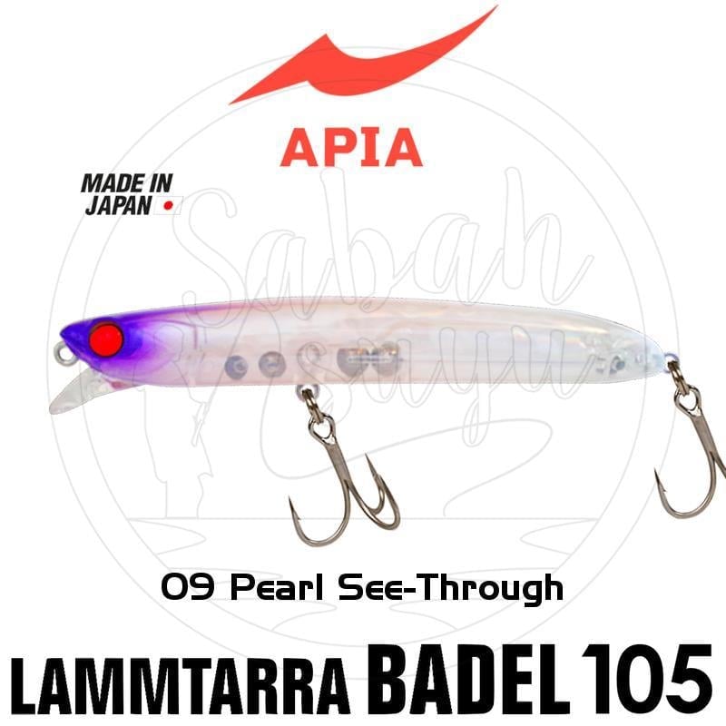 Apia Lammtarra Badel 105 15gr Sahte Balık #09 Pearl See Through