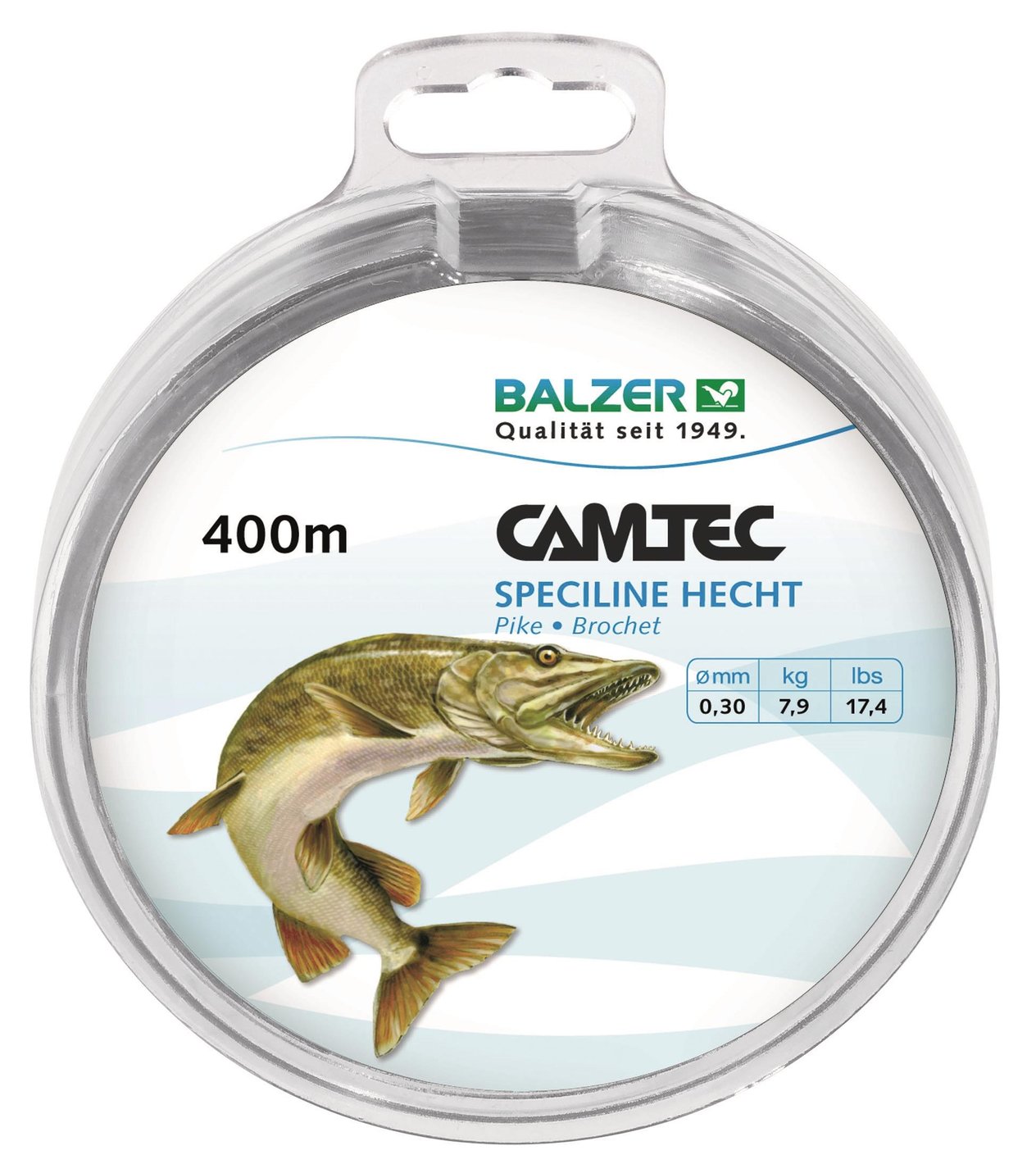 Balzer Camtec Pike 0.40mm 13.0kg 400mt Turna Olta Misinası Gri