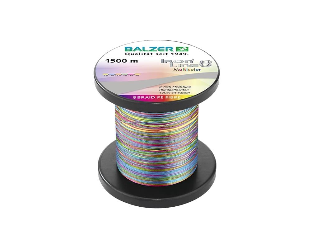 Balzer PE 8X İp Misina 0.15mm 10.7kg 1500mt Multicolor