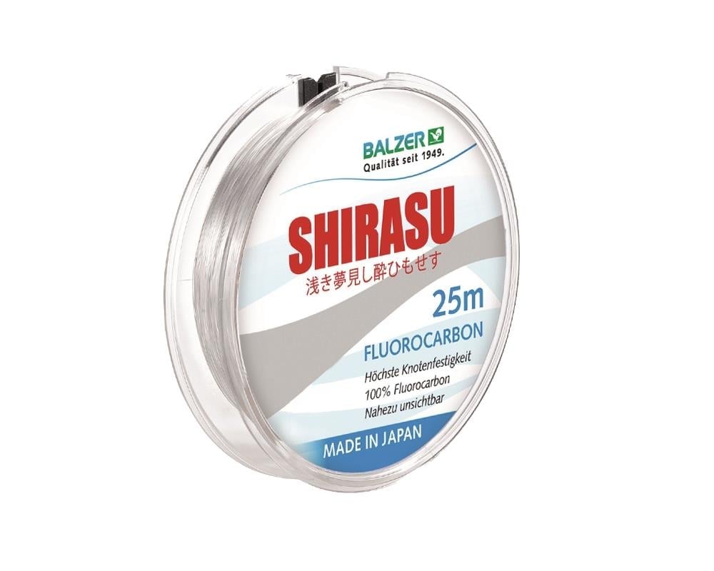 Balzer Shirasu Fluorocarbon Misina 25mt 0.50mm 14.20kg