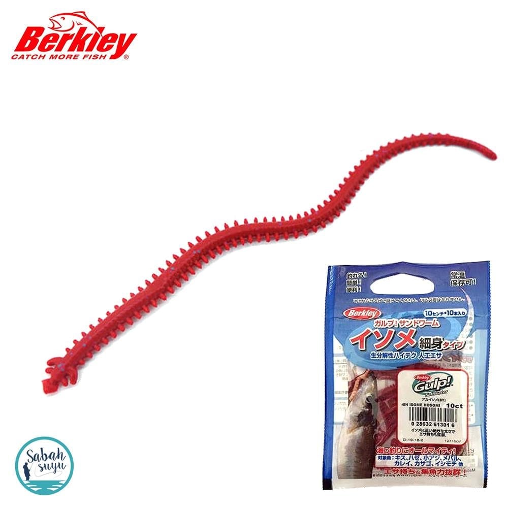 Berkley Gulp SW Sandworm Kokulu Silikon Kurt 10cm (10Ad) Bloody