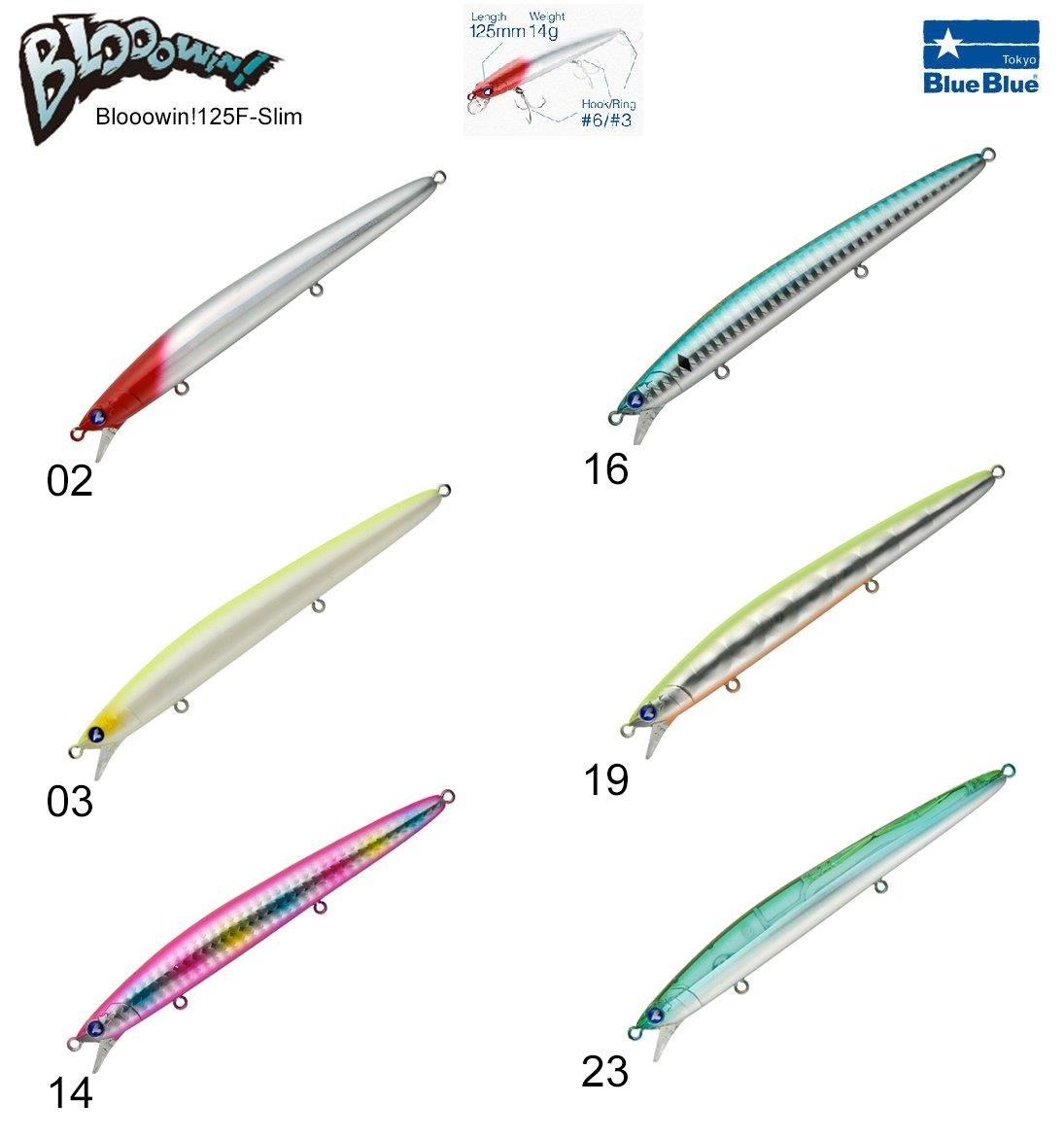 BlueBlue Blooowin! 125F 14gr 12.5cm Slim Maket Balık 02