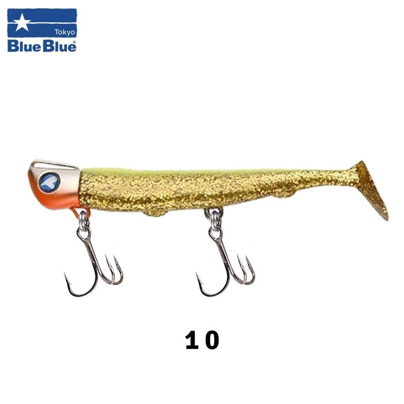 BlueBlue Jolty Silikon Yem 10cm 15gr (4+1) 10 Clear Chart Gold OB