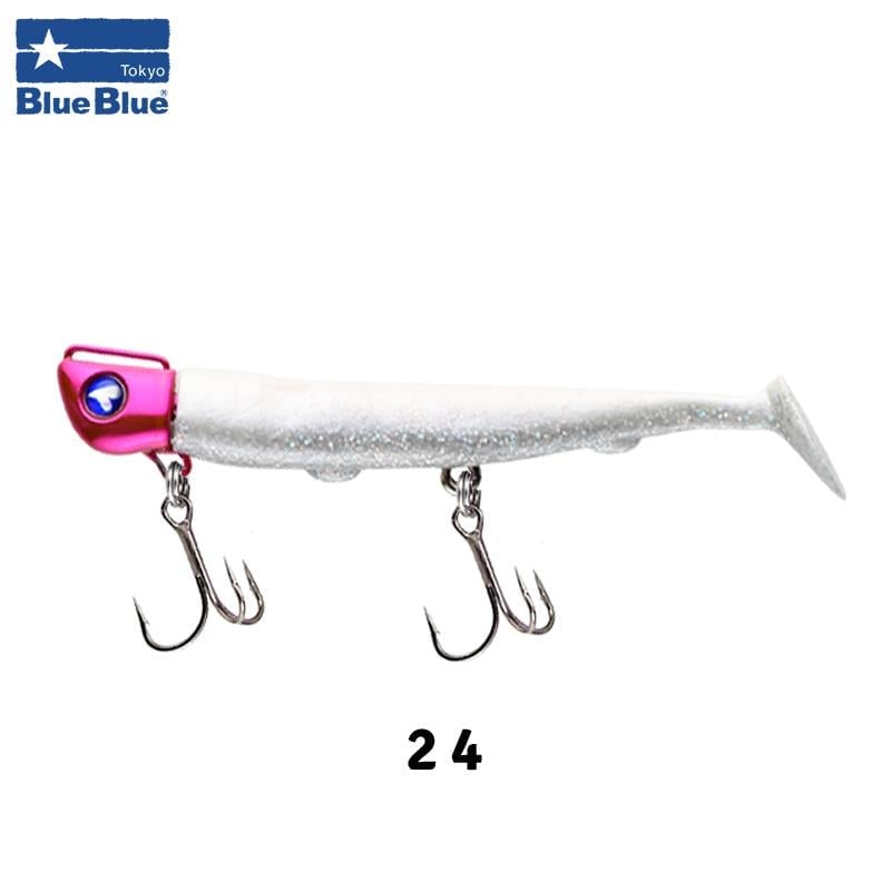 BlueBlue Jolty Silikon Yem 10cm 15gr (4+1) 24 Flash Glow Clear Pink