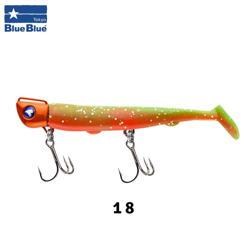 BlueBlue Jolty Silikon Yem 10cm 15gr (4+1) 18 Juicy Melon Clear Orange