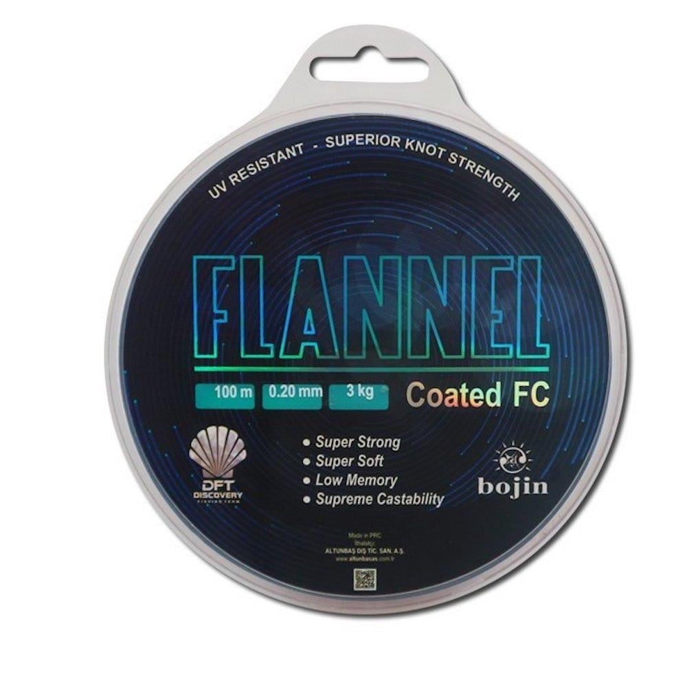 Bojin Flannel FC Coated Mono Misina 100mt 0.20mm 3.0kg
