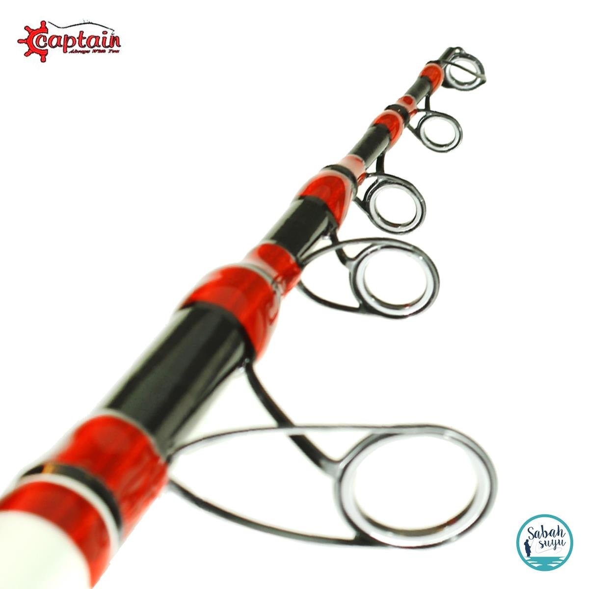 Captain 1697 Magnifico 4.20mt 100-300gr Teleskopik Surf Kamış
