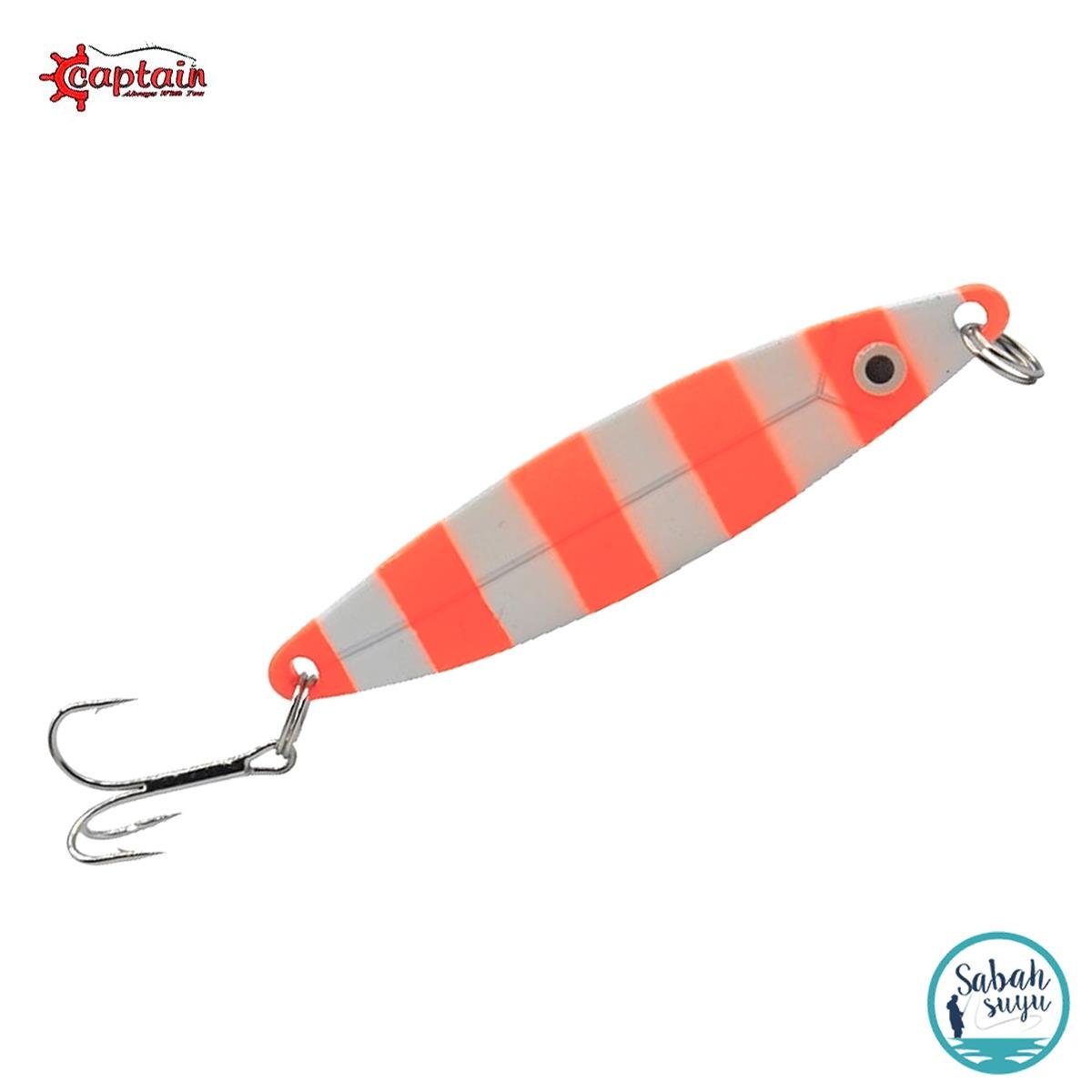 Captain 6145 Kaşık Zebra Glow 8cm 18gr Renk:04