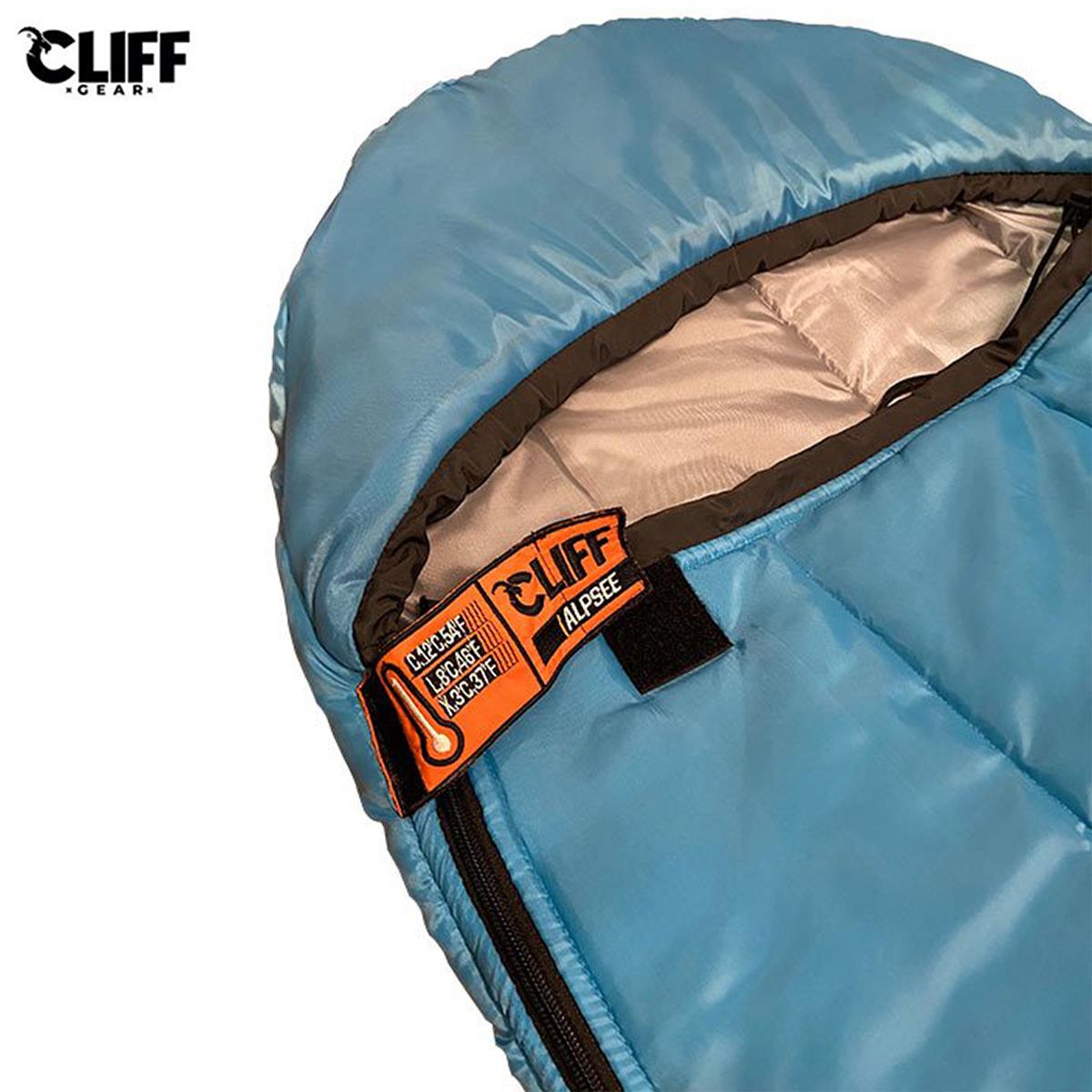 Cliff Gear Alpsee 3° Uyku Tulumu Mavi