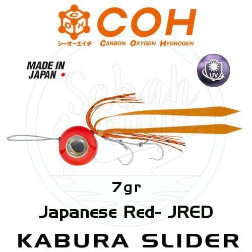 COH Kabura Slider Tai Rubber Jig LRF Suni Yem 7gr. JRED