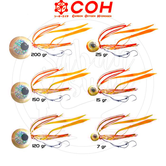 COH Kabura Slider Tai Rubber Jig Suni Yem 80gr. CL