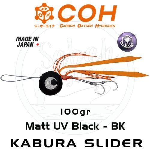 COH Kabura Slider Tai Rubber Jig Suni Yem 100gr. BK