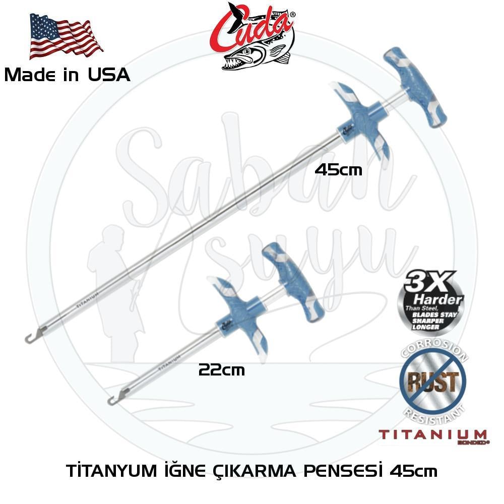 Cuda Titanyum İğne Çıkarma Pensesi 45cm
