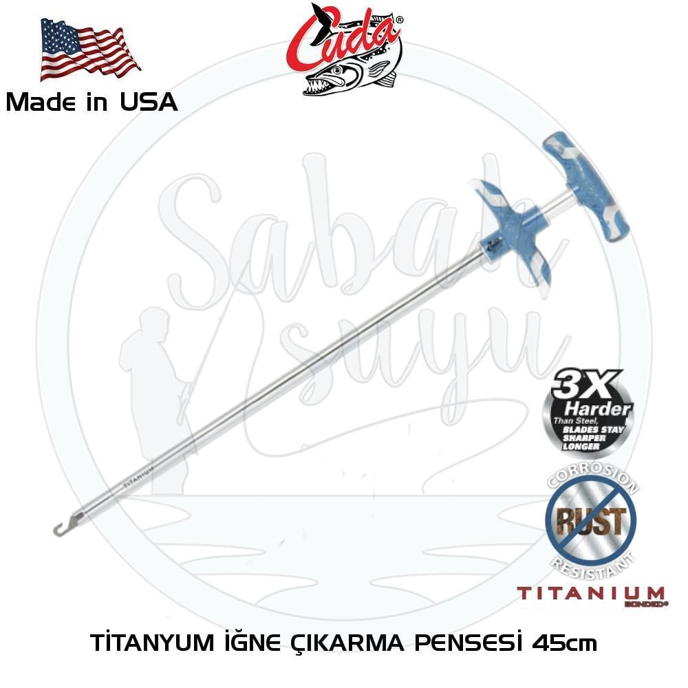 Cuda Titanyum İğne Çıkarma Pensesi 45cm