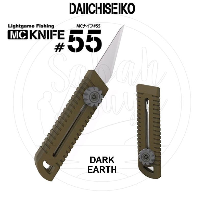 Daiichiseiko MC Knife 55 Light Game Bıçak Dark Earth